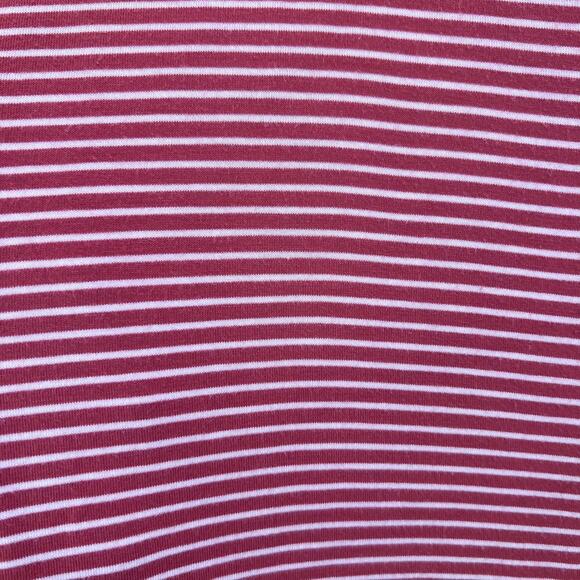 Soft Surroundings Terra Orange & White Striped Tunic Women's Size Medium - Picture 6 of 7